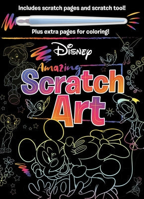 Disney - Amazing Scratch Art: With Scratch Tool and Coloring Pages -- Igloobooks, Paperback