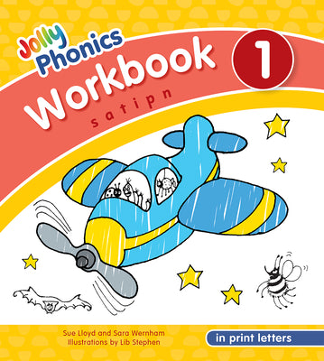 Cover Image for Jolly Phonics Workbook 1: In Print Letters (American English Edition) -- Sue Lloyd, Paperback