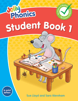 Cover Image for Jolly Phonics Student Book 1: In Print Letters (American English Edition) -- Sue Lloyd, Paperback