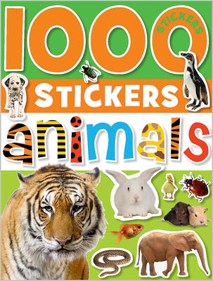 Cover Image for 1000 Stickers: Animals [With Sticker(s)] -- Make Believe Ideas, Paperback