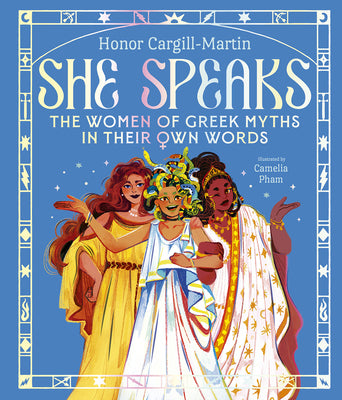 Cover Image for She Speaks: The Women of Greek Myths in Their Own Words -- Honor Cargill-Martin, Hardcover
