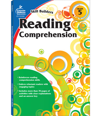 Cover Image for Reading Comprehension, Grade 5 -- Carson Dellosa Education, Paperback