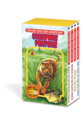 Cover Image for Choose Your Own Adventure 4-Book Boxed Set Creature Feature Box (the Case of the Silk King, Inca Gold, Search for Black Rhino, Search for Mountain Gor -- Shannon Gilligan, Boxed Set