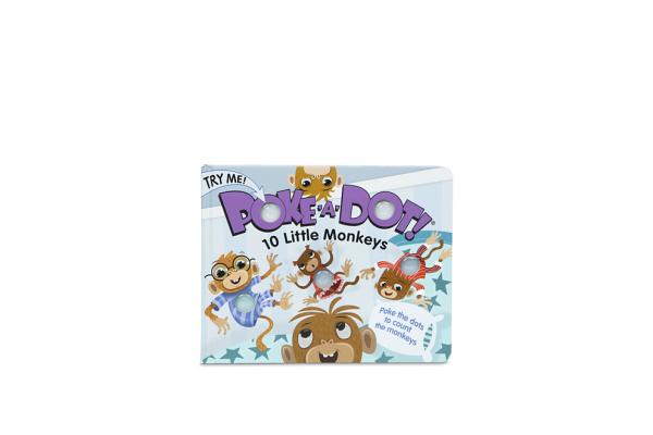 Cover Image for Poke-A-Dot: 10 Little Monkeys -- Melissa & Doug, Hardcover