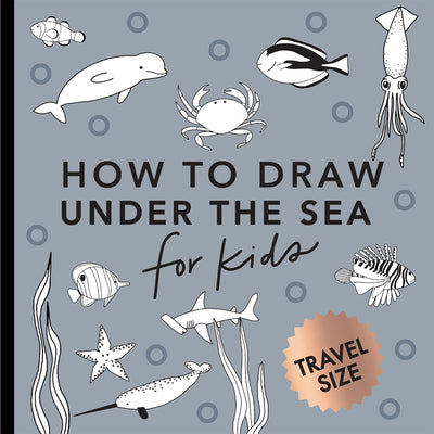 Cover Image for Under the Sea: How to Draw Books for Kids with Dolphins, Mermaids, and Ocean Animals (Easter Basket Stuffers for Kids) -- Alli Koch, Paperback