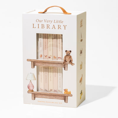 Cover Image for Our Very Little Library Board Book Set: A Foundational Language Vocabulary Board Book Set for Babies -- Tabitha Paige, Boxed Set