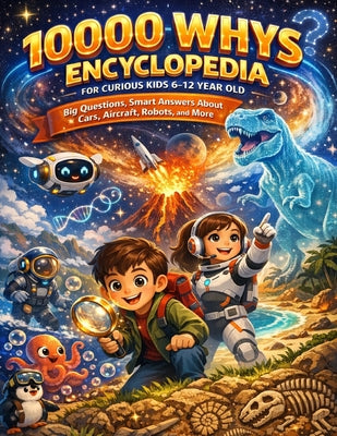 Cover Image for 10000 Whys Encyclopedia for Curious Kids 6-12 Year Old: Big Questions, Smart Answers About Cars, Aircraft, Robots, and More -- Dr Clement G Hoskins, Paperback