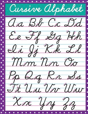 Cover Image for Cursive Alphabet: Cursive Handwriting Workbook for Kids and teen: Beginning Cursive helps children learn the basics of cursive writing in the most enj -- Mike Stewart, Paperback