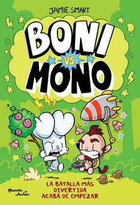 Cover Image for Boni vs. Mono (Cómic) / Bunny Vs Monkey (Comic Book) -- Jamie Smart, Paperback