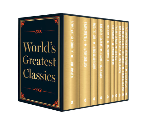Cover Image for World's Greatest Classics (Call of the Wild; Frankenstein; The Art of War; The Great Gatsby; Sense and Sensibility; The Importance of Being Earnest; T -- Jack London, Paperback