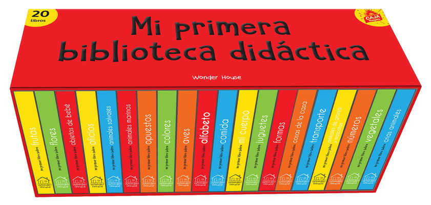 Cover Image for My First Learning Library Box of 20 Board Books - Spanish -- Wonder House Books, Hardcover
