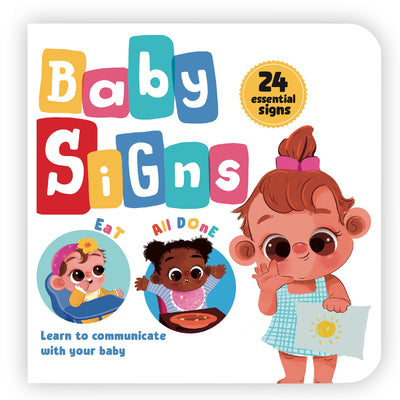 Cover Image for Baby Signs: 24 Essential Baby Signs to Communicate with Your Baby Perfect Gift for New Parents [Penguin Early Learning Series] -- Penguin Books, Board Books