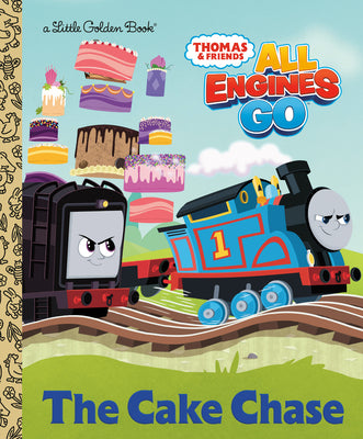 Cover Image for The Cake Chase (Thomas & Friends: All Engines Go) -- Golden Books, Hardcover