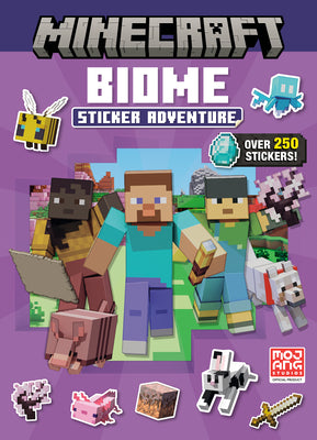 Cover Image for Biome Adventures Sticker Book (Minecraft) -- Random House, Paperback