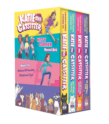 Cover Image for Katie the Catsitter: Kitty Carrier Box Set (Books 1-4): Katie the Catsitter; Best Friends for Never; Secrets and Sidekicks; The Purrfect Plan (a Graph -- Colleen Af Venable, Paperback
