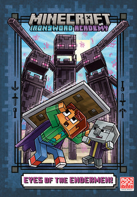 Cover Image for Eyes of the Endermen! (Minecraft Ironsword Academy #4) -- Caleb Zane Huett, Library Binding