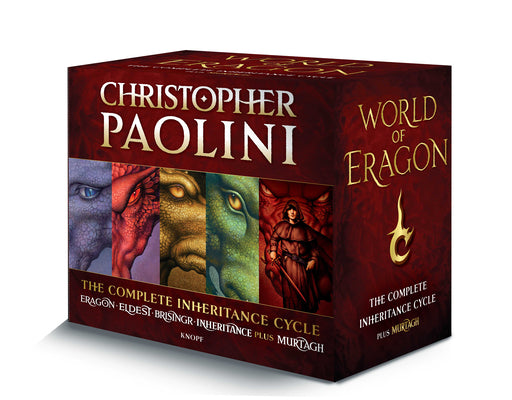 Cover Image for World of Eragon 5-Book Paperback Boxed Set: Eragon; Eldest; Brisingr; Inheritance; Murtagh -- Christopher Paolini, Paperback