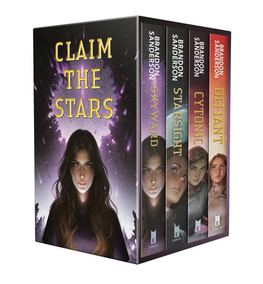 Cover Image for Skyward 4-Book Boxed Set: Skyward; Starsight; Cytonic; Defiant -- Brandon Sanderson, Paperback