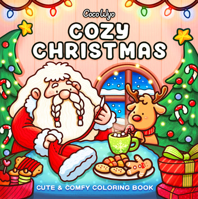 Cover Image for Cozy Christmas: Coloring Book for Adults and Kids -- Coco Wyo, Paperback