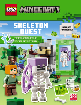 Cover Image for Skeleton Quest (Lego Minecraft): A Seek & Find Sticker Activity Book -- Random House, Paperback