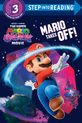 Cover Image for The Super Mario Galaxy Movie: Mario Takes Off! -- Benjamin Harper, Library Binding