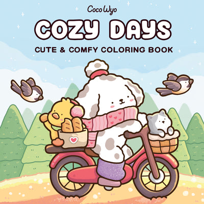 Cover Image for Cozy Days: Coloring Book for Adults and Kids -- Coco Wyo, Paperback