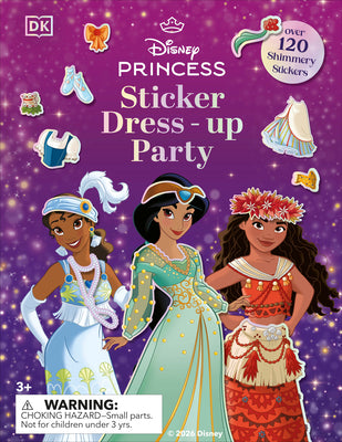 Cover Image for Disney Princess Sticker Dress Up Party -- DK, Paperback