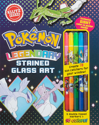 Cover Image for Pokémon Legendary Stained Glass -- Klutz Press, Hardcover