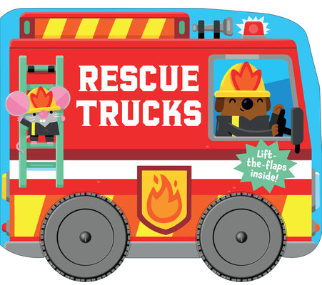 Cover Image for Spin & Lift: Rescue Trucks -- Ilanit Oliver, Paperback