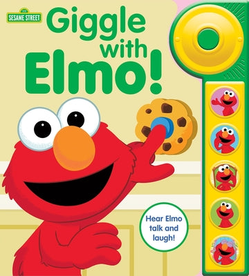 Cover Image for Sesame Street: Giggle with Elmo! Sound Book [With Battery] -- Pi Kids, Board Books