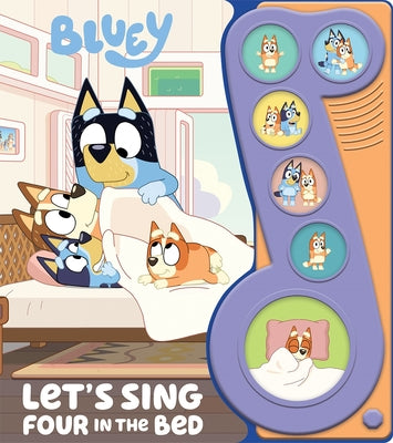 Cover Image for Bluey: Let's Sing Four in the Bed Sound Book [With Battery] -- Pi Kids, Board Books