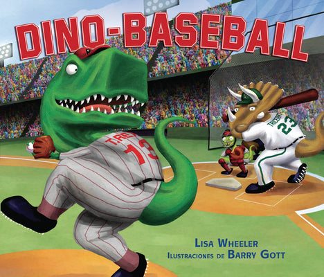 Cover Image for Dino-Baseball (Spanish Edition) -- Lisa Wheeler, Paperback