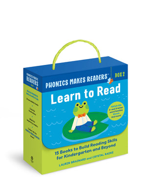 Cover Image for Phonics Makes Readers: Learn to Read Box 2: 15 Books to Build Reading Skills for Kindergarten and Beyond -- Laurin Brainard, Paperback