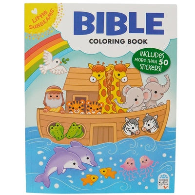 Cover Image for Bible Coloring Book with Stickers -- Ela Jarzabek, Paperback