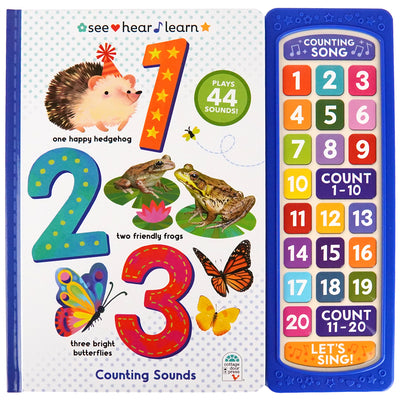 Cover Image for 123 (See Hear Learn) -- Jaye Garnett, Board Books