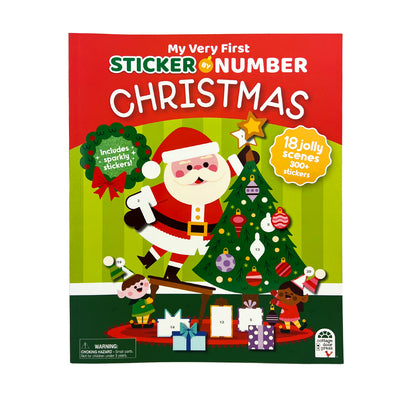 Cover Image for My Very First Sticker by Number Christmas -- Clark, Paperback