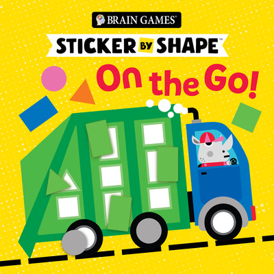 Cover Image for Brain Games - Sticker by Shape: On the Go! (for Kids Ages 3-6) -- Publications International Ltd, Paperback